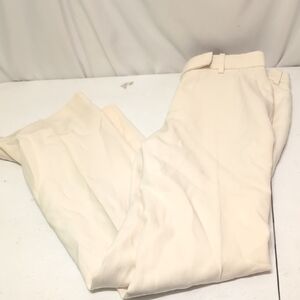 Alexander McQueen Off-White Women's Trousers Virgin Wool Size 38 (U.S 2)